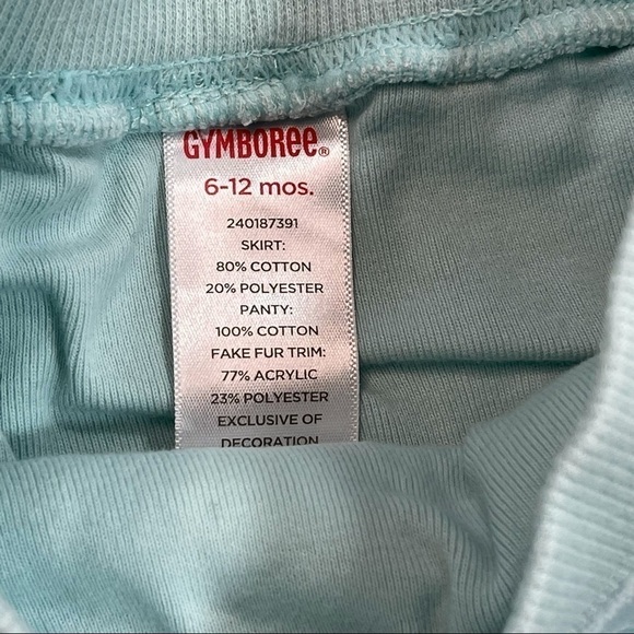 Gymboree Faux Fur Trim Skirt 6-12 months - Picture 4 of 6